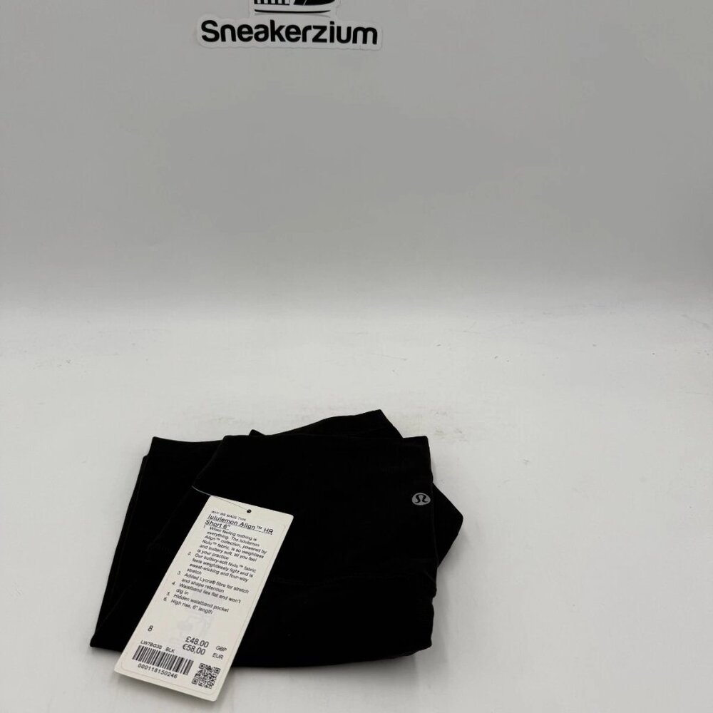 Lululemon Black Align High Rise Shorts 6” Brand New - Picture 3 of 3